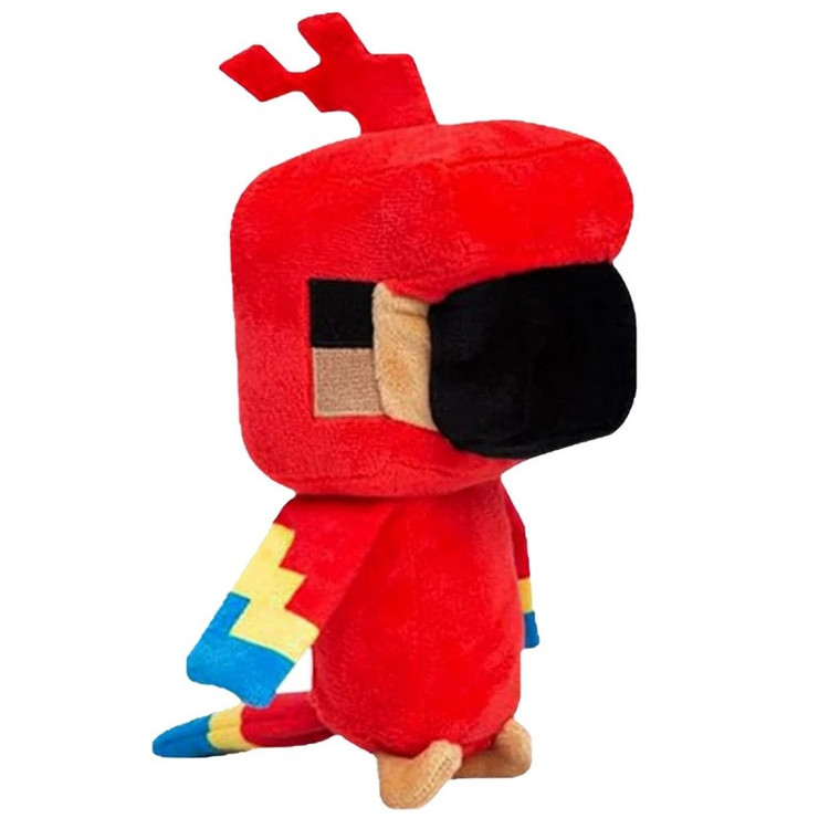 عروسک طرح ماینکرافت مدل طوطی کد JI110MI ارتفاع 22 سانتیمتر