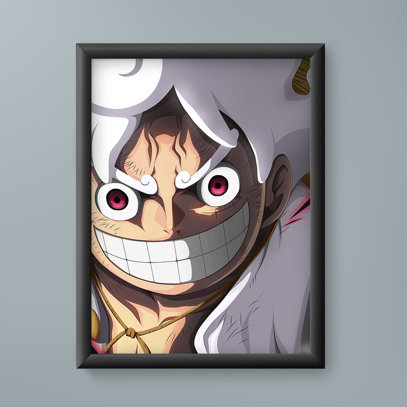 تابلو مدل لوفی گیر 5 وان پیس luffy gear 5 one piece 03