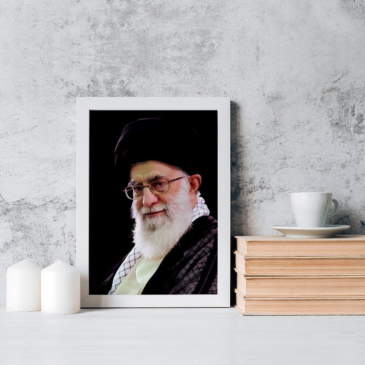 تابلو یاسین دکوراتیو مدل تصویر رهبر کد D234