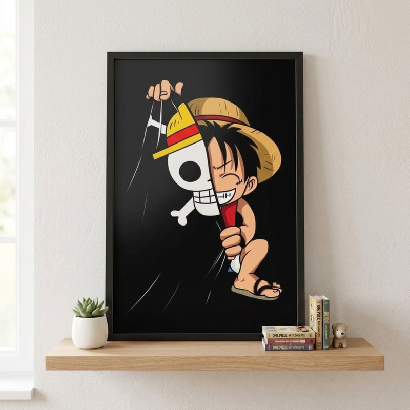 تابلو مدل انیمه وان پیس One Piece کد LA-G10508-2