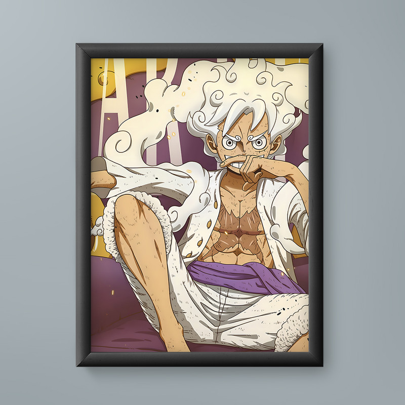 تابلو مدل لوفی گیر 5 وان پیس Luffy Gear 5 One Piece anime 10