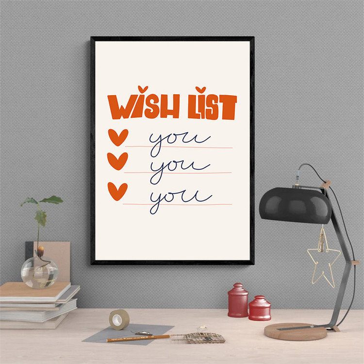 تابلو مدل wish list کد 64