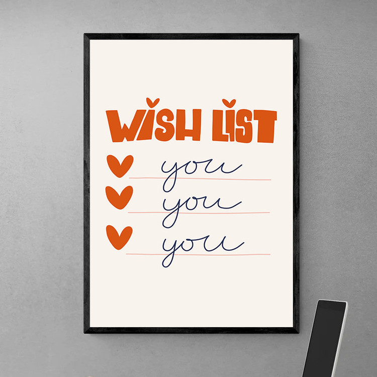 تابلو مدل wish list کد 64
