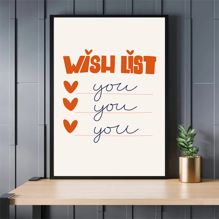 تابلو مدل wish list کد 64