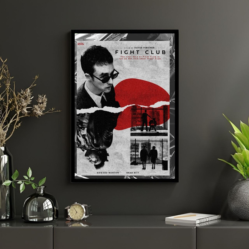 تابلو طرح Fight club