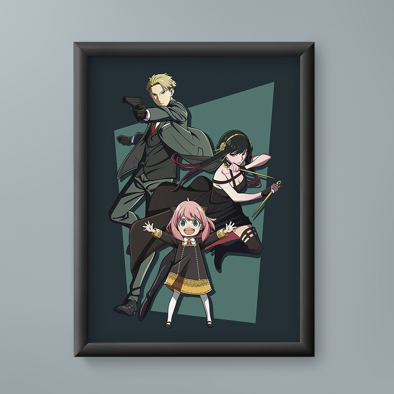 تابلو مدل انیمه اسپای فمیلی spy x family anime 02