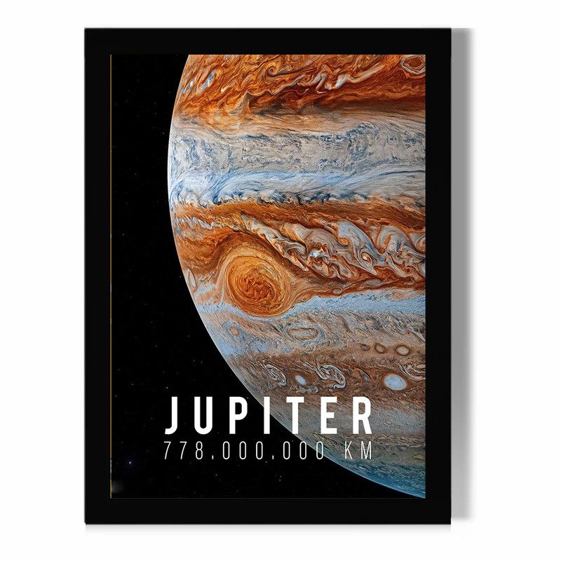 تابلو مدل دیواری طرح سیاره مشتری Jupiter کد FD455