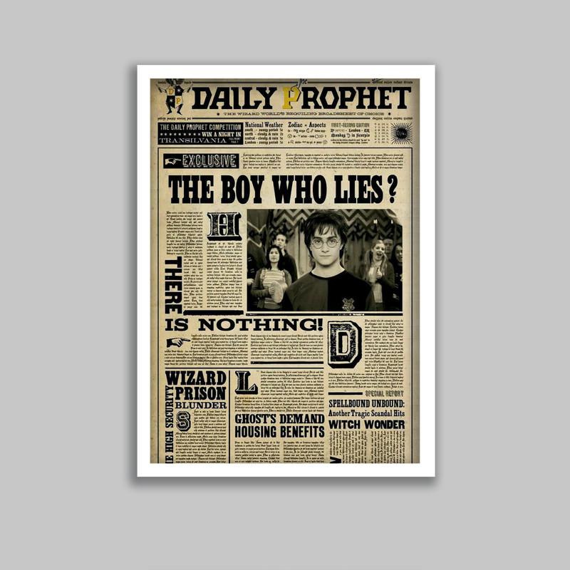 تابلو مدل هری پاتر Harry Potter کد LA-G10595