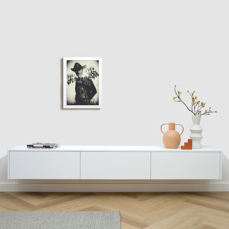 تابلو مدل سریال مردگان متحرک ریک گرایمز walking dead rick grimes W441