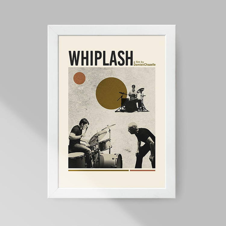 تابلو صبا طرح مدل WHIPLASH کد m2668bw