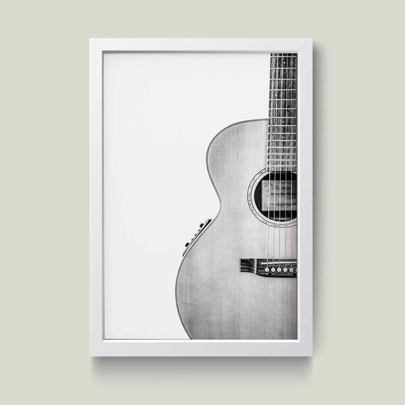 تابلو مدل Guitar گیتار کد m2571-w