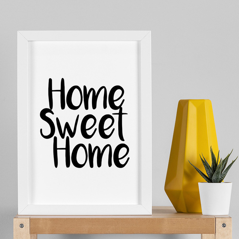 تابلو صبا طرح مدل Home Sweet Home  کد sw