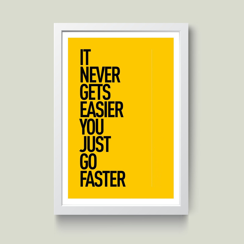 تابلو مدل انگیزشی Just go faster کدm2411-w