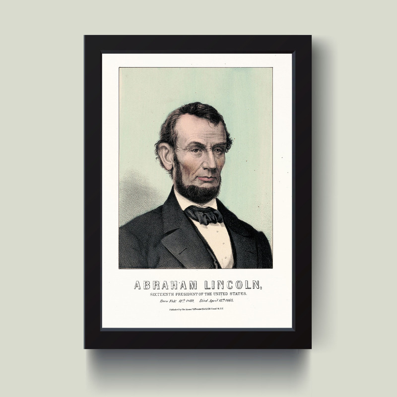 تابلو مدل Abraham Lincoln آبراهام لینکلن کدQ2926