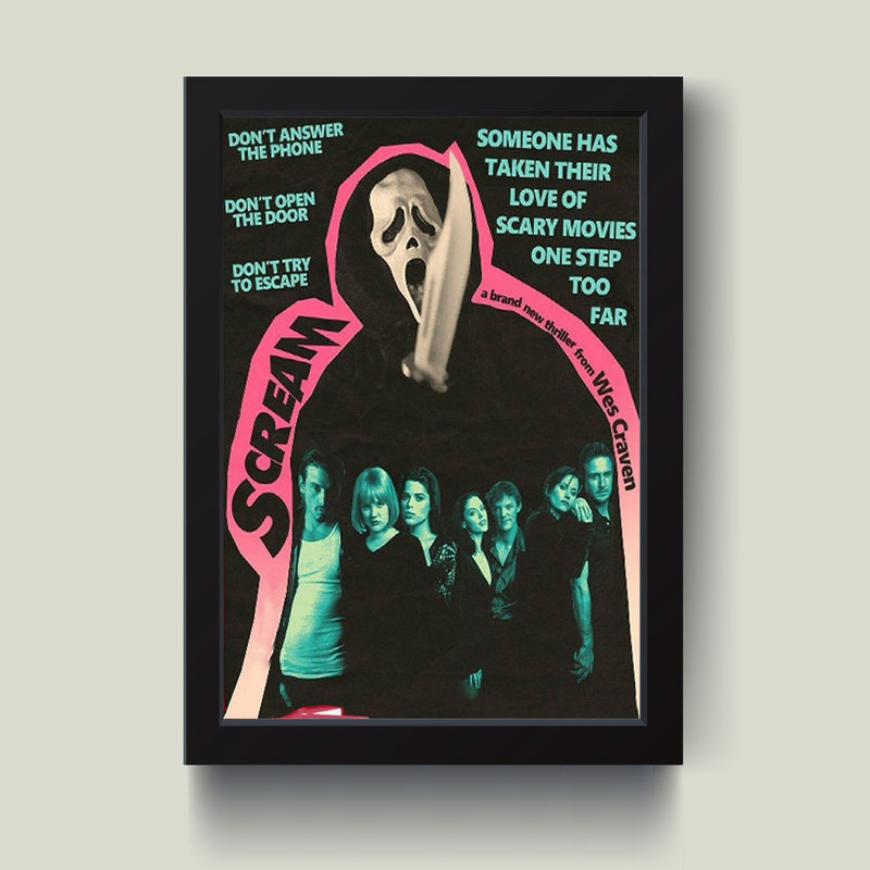 تابلو مدل Scream کدS1606-b