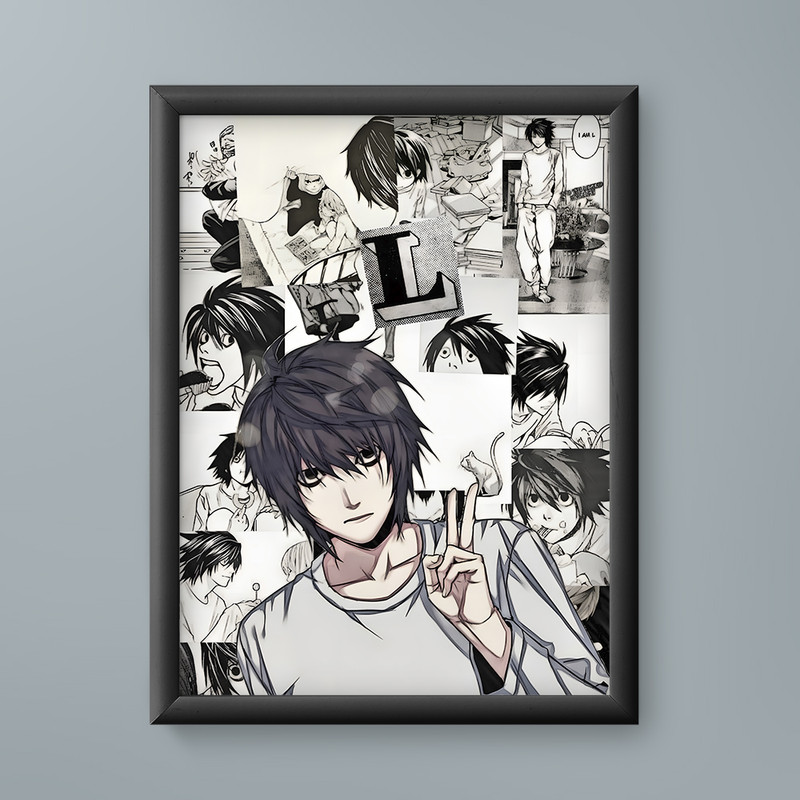 تابلو مدل انیمه ال دث نوت L Death note anime 13