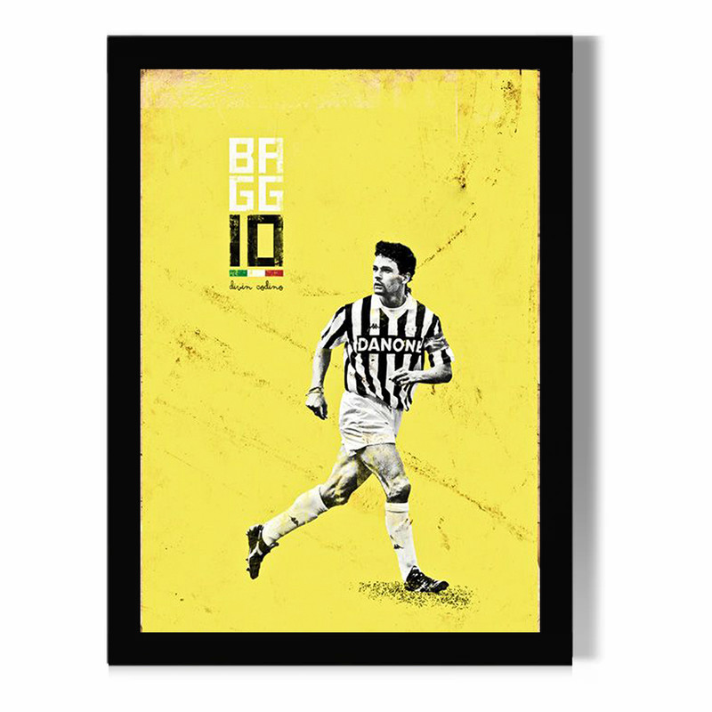 تابلو مدل دیواری طرح روبرتو باجو | Roberto Baggio کد FD426