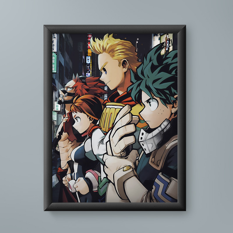 تابلو مدل انیمه مای هیرو آکادمی My Hero Academia anime 04