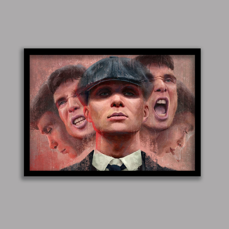 تابلو مدل تامی شلبی سریال پیکی بلایندرز Peaky Blinders کد LA-G10380-2