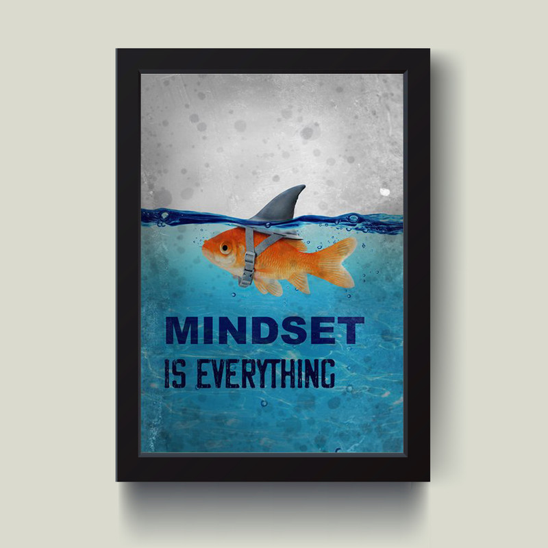 تابلو مدل دکوراتیو انگیزشی mindset کد G5-25