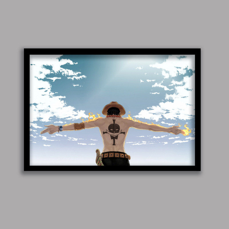 تابلو مدل انیمه وان پیس One Piece کد LA-G10490-2