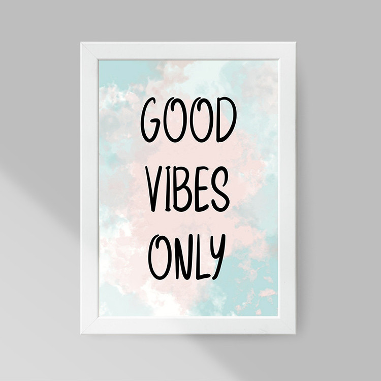 تابلو صبا طرح مدل انگیزشی good vibes کد sw
