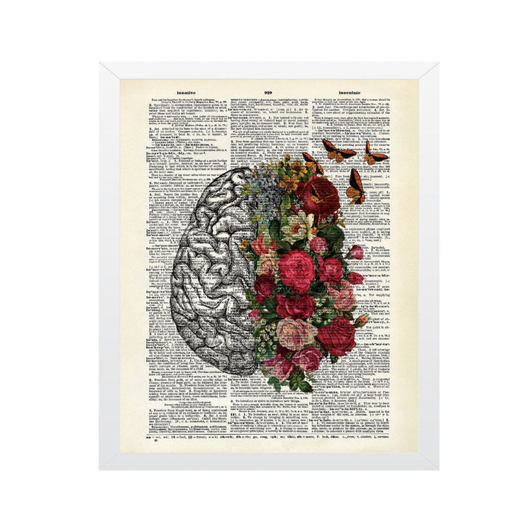 تابلو مدل مغز گلی