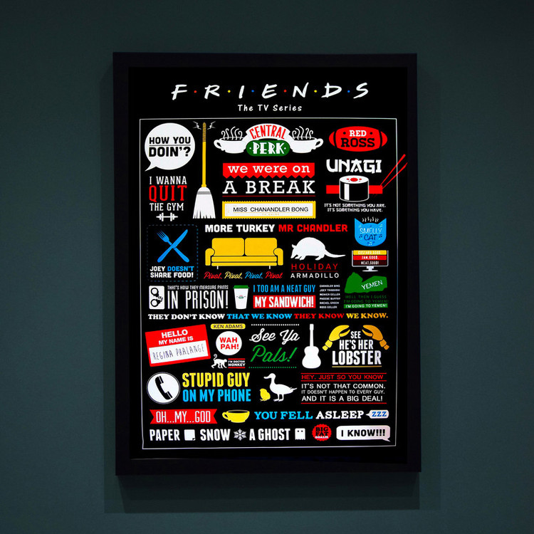 تابلو بلوویش مدل Friends