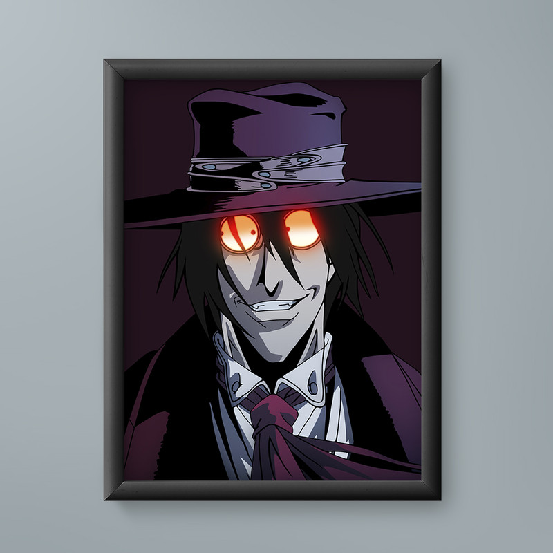 تابلو مدل انیمه الوکارد هلسینگ alucard Hellsing anime 03
