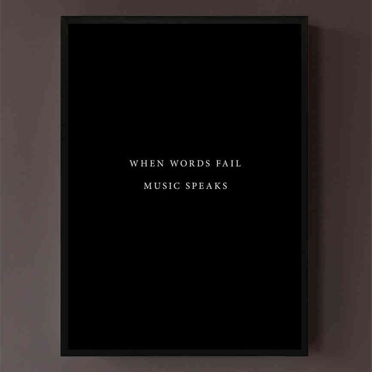 تابلو مدل Music speak کد 2489011016