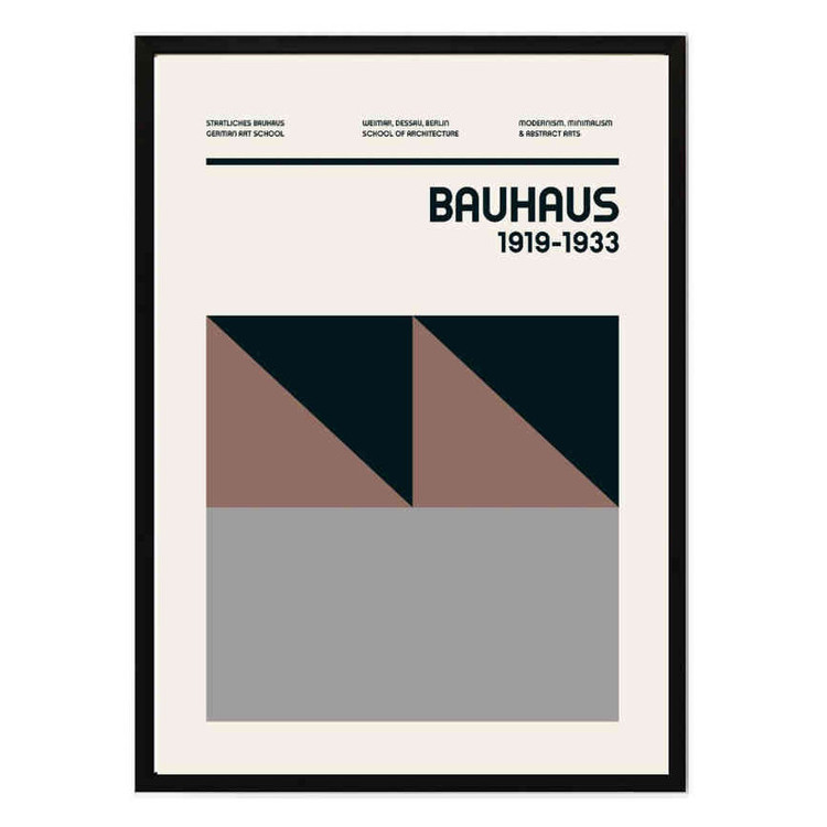 تابلو مدل Bauhaus nude کد 248901857