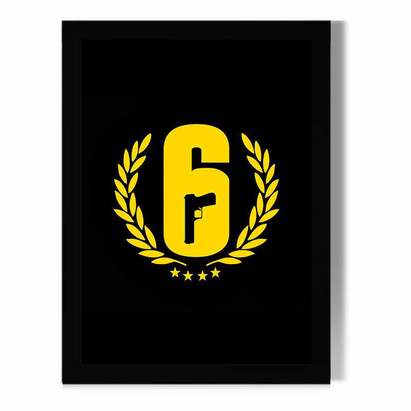 تابلو مدل دیواری طرح بازی رینبو سیکس سیج | Rainbow Six Siege کد FD295