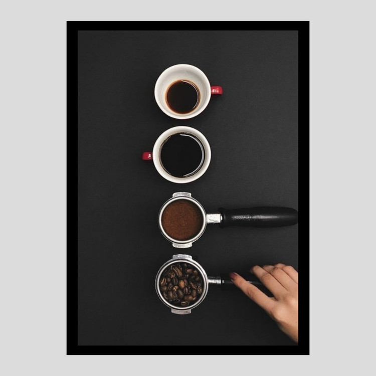 تابلو طرح کافه و قهوه کد Cafe85 مجموعه 7 عددی