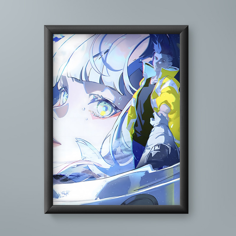 تابلو مدل انیمه لوسی دیوید سایبرپانک Lucy David Cyberpunk anime 14