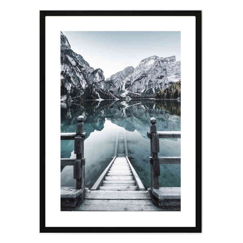 تابلو مدل Lago di braies کد 248901874
