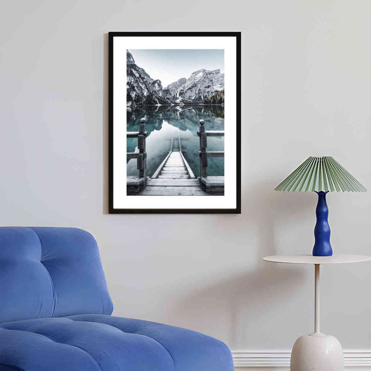 تابلو مدل Lago di braies کد 248901874