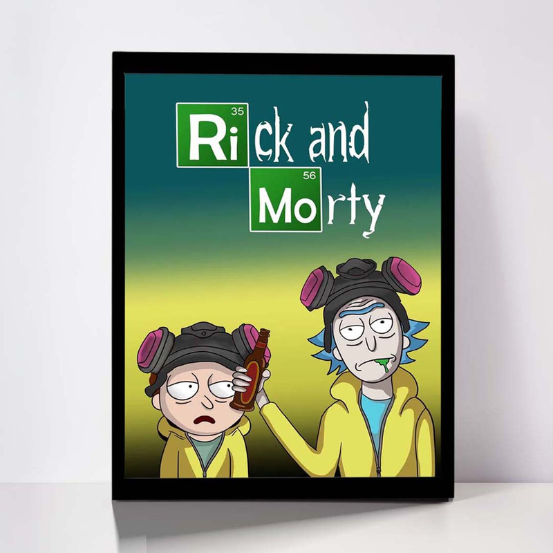 تابلو مدل Rick & Morty کد F-1067