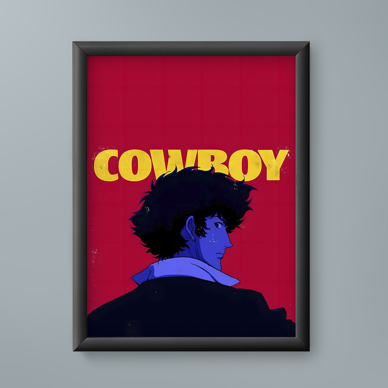 تابلو مدل انیمه اسپایک اسپیگل کابوی بیباپ Spike Spiegel Cowboy Bebop anime 13