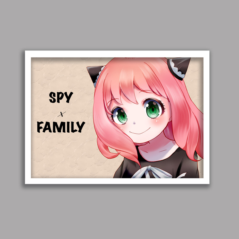 تابلو مدل انیا فورجر انیمه اسپای ایکس فمیلی Spy x Family کد LA-G10362