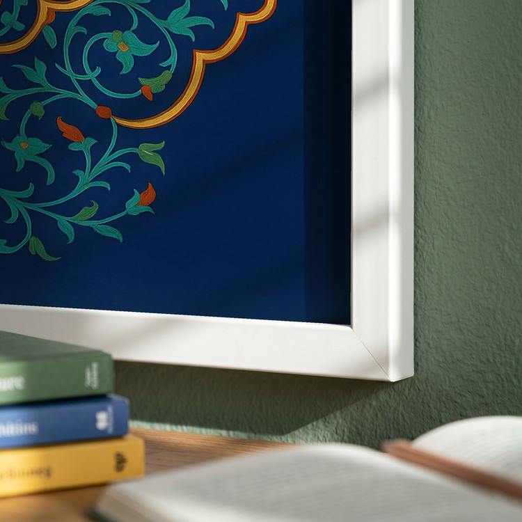 تابلو طرح من کنت مولاه فهذا علی مولاه مدل G14793 فریم سفید
