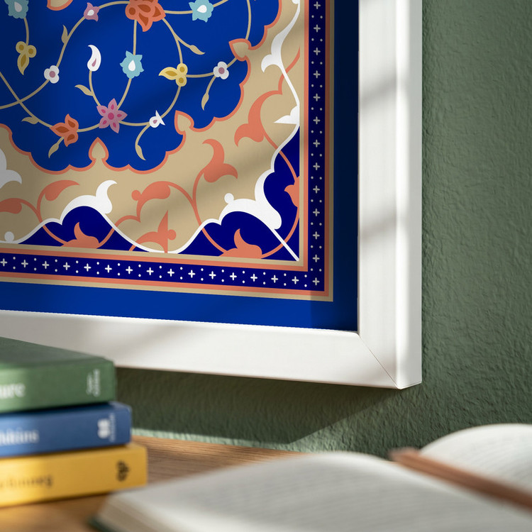 تابلو طرح عید فطر مدل G14593 فریم سفید