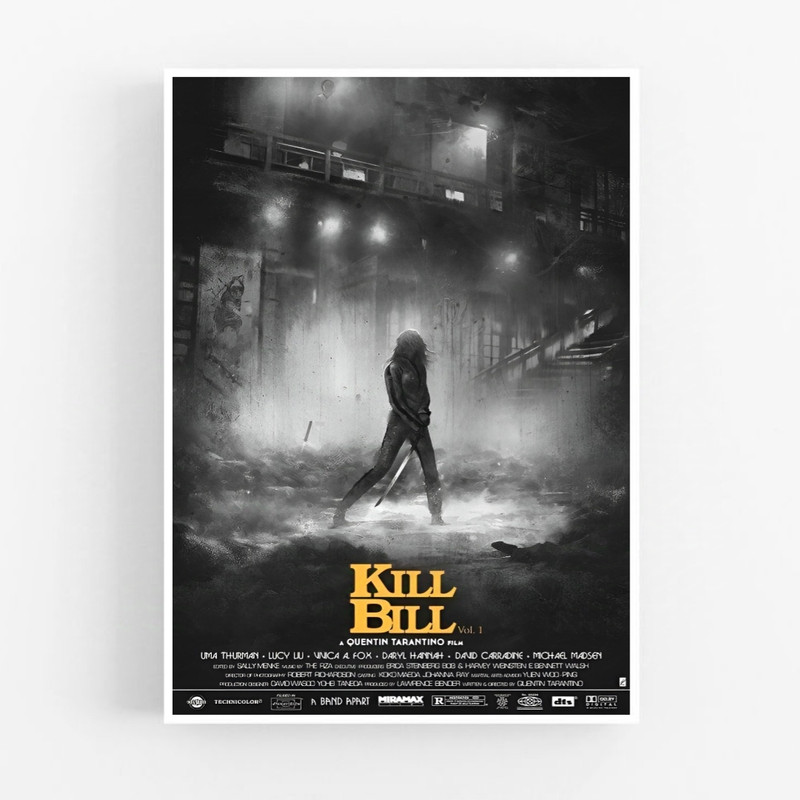 تابلو طرح فیلم kill bill