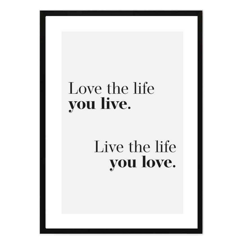 تابلو مدل Live love life کد 248901984