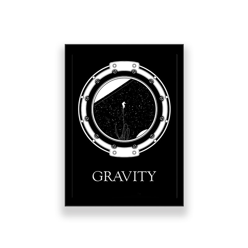 تابلو طرح فیلم gravity
