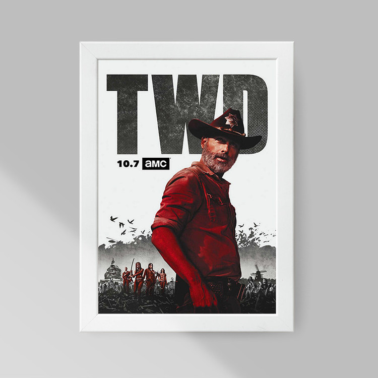 تابلو صبا طرح مدل دکوراتیو walking dead کد G727w