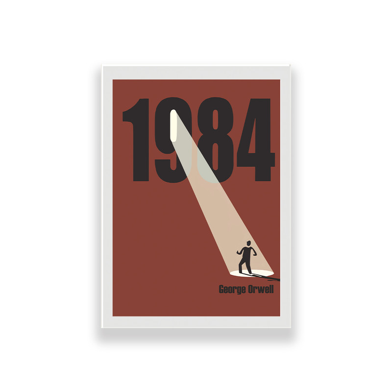 تابلو طرح کتاب 1984 جورج اورول