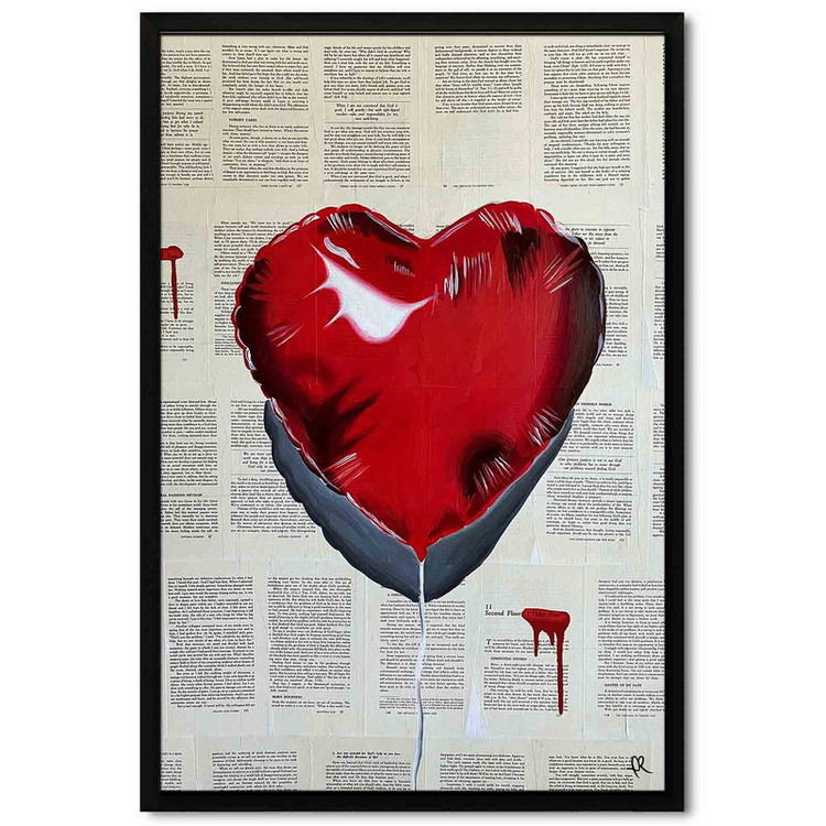 تابلو مدل Heart balloon کد 248901272