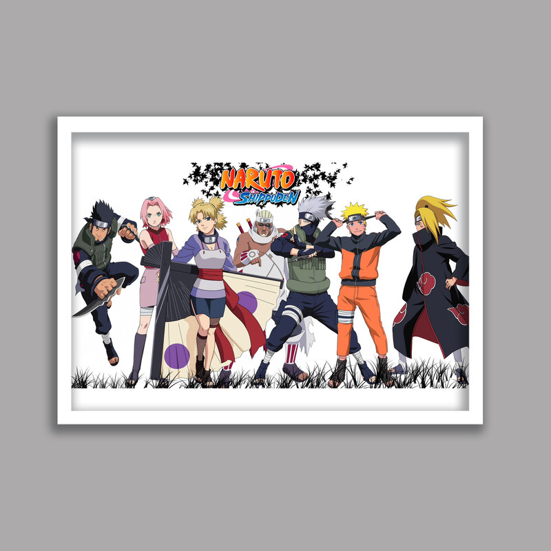 تابلو مدل انیمه ناروتو Naruto کد LA-G10395