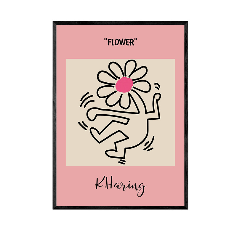 تابلو مدل human flower کد 25