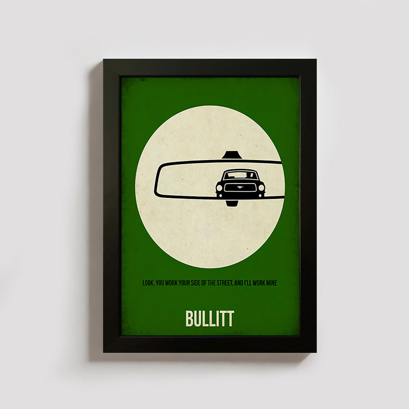 تابلو مدل فیلم bullit کد BL052